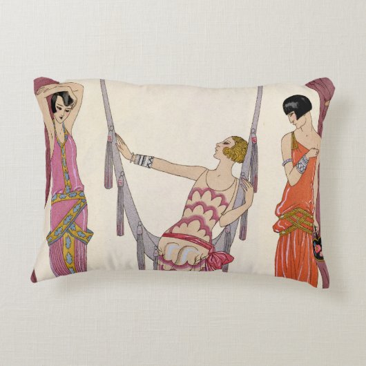 「官報DU育ちの良さ」のからの夏、1925年 アクセントクッション (裏面)