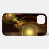 官能的なつながり ゴールドのエネルギー 抽象アート Case-Mate iPhoneケース (裏面 (横))