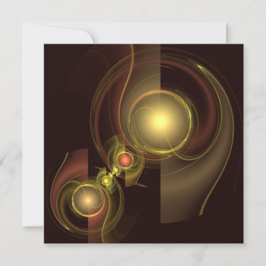 官能的なつながり ゴールドのエネルギー 抽象芸術 (正面)