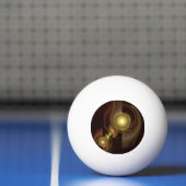 官能的なつながり　ゴールドのエネルギー　抽象芸術 卓球ボール (ネット)