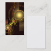 官能的なつながり　ゴールドのエネルギー　抽象芸術 名刺 (正面/裏面)