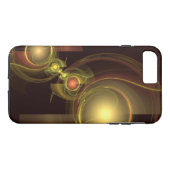 官能的なつながり ゴールドのエネルギー 抽象芸術 Case-Mate iPhoneケース (裏面(横))