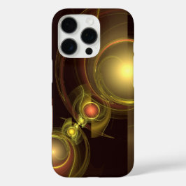 官能的なつながり ゴールドのエネルギー 抽象芸術 iPhone 16 PROケース