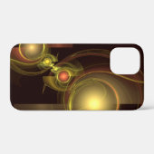 官能的なつながり　ゴールドのエネルギー　抽象芸術 Case-Mate iPhoneケース (裏面 (横))