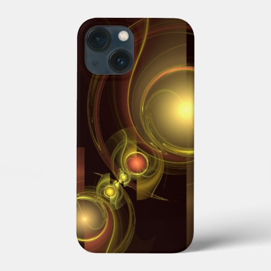 官能的なつながり　ゴールドのエネルギー　抽象芸術 Case-Mate iPhoneケース (裏面)
