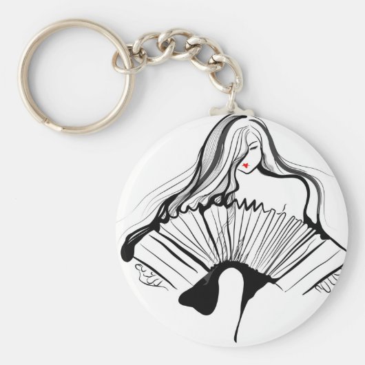 官能的なバンドネオン キーホルダー (正面)