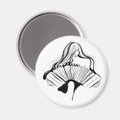 官能的なバンドネオン マグネット (正面/裏面)