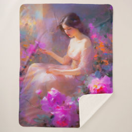 官能的な優雅さ シェルパブランケット