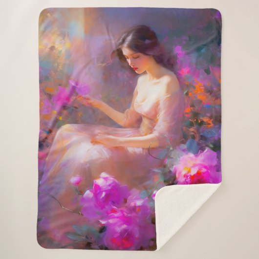 官能的な優雅さ シェルパブランケット (正面)