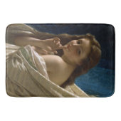 官能的な気のあるそぶりをした若い女性 バスマット (正面)