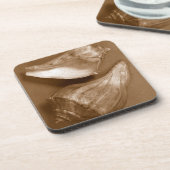 官能的な貝殻 コースター (左側)