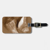 官能的な貝殻 ラゲッジタグ (正面横)