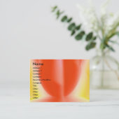 官能的な赤 名刺 (スタンド正面)