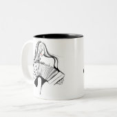 官能的なBandoneon ツートーンマグカップ (正面左)