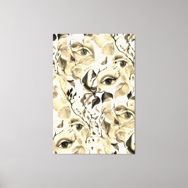 官能的フェミニンアーポップ・アートのルレリアムシック芸術的 キャンバスプリント