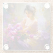 官能的ポートレート ガラスコースター (裏面)