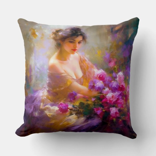 官能的ポートレート クッション (正面)