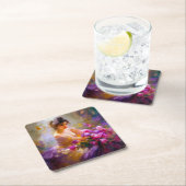 官能的ポートレート スクエアペーパーコースター (インサイチュ)