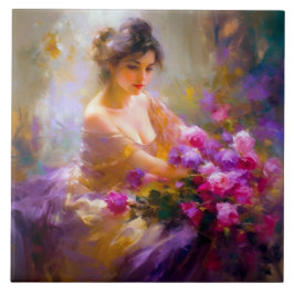 官能的ポートレート タイル