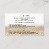 官能的魅力的な女の子の顔は後に気にほろす 名刺 (裏面)