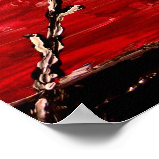 官能覚醒ファインアートポスタープリント ポスター (角)