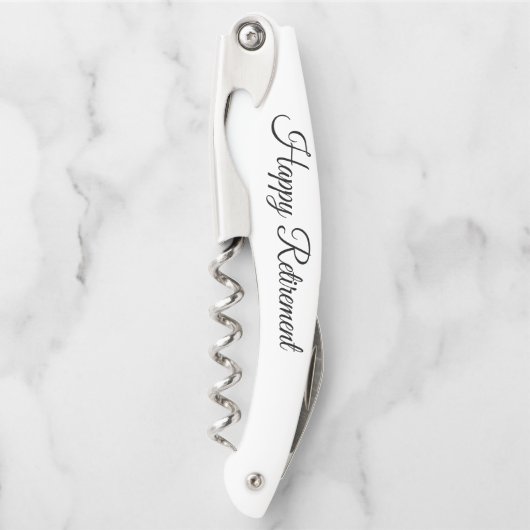 定エレガント年贈パーソナライズされたボトル開始者 ソムリエナイフ (正面)