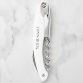 定エレガント年贈パーソナライズされたボトル開始者 ソムリエナイフ (裏面)