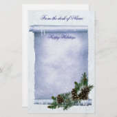 定休日のクリスマス 便箋 (正面/裏面)