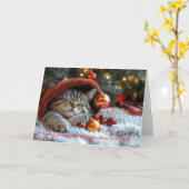 定休日のホリデーカード カード (黄色い花)