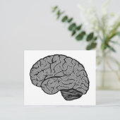 定型化された脳はがき ポストカード (スタンド正面)