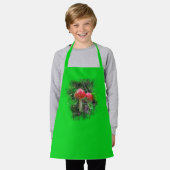 定型化したキノコ – エプロンS エプロン (着用した状態)