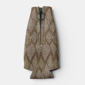 定型化したヘビの皮 ボトルクーラー (裏面)