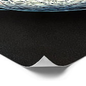 定型化したヘビ二匹 ポスター (角)