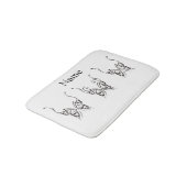 定型化バタフライタトゥーサンダー_Cove バスマット (アングル)