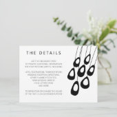 定型化ピーコック結婚式招待状エンクロージャカード エンクロージャーカード (スタンド正面)