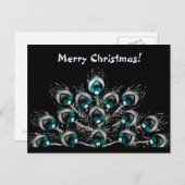 定型孔雀の羽 シーズンポストカード (正面/裏面)