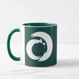 定型書簡「A」モノグラムアモダンートマグ マグカップ