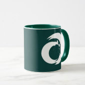 定型書簡「A」モノグラムアモダンートマグ マグカップ (正面右)