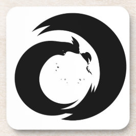 定型書簡「A」モノグラムモダンアート コースター