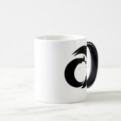 定型書簡「A」モノグラムモダンアート モーフィングマグカップ (正面右)
