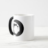 定型書簡「A」モノグラムモダンアート モーフィングマグカップ (正面左)