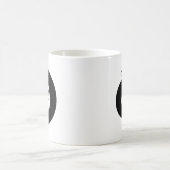 定型書簡「A」モノグラムモダンアート モーフィングマグカップ (中央)