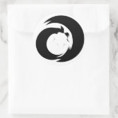 定型書簡「A」モノグラムモダンアート ラウンドシール (バッグ)