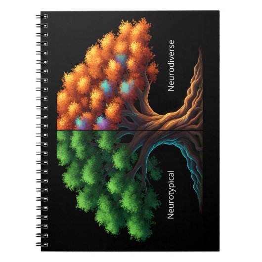 定型発達 vs. 神経多様性 ノートブック (正面)