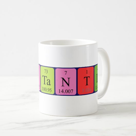 定常の定期的なテーブル名mag コーヒーマグカップ (正面右)