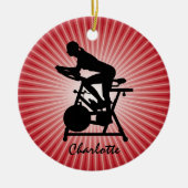 定常自転車デザインオーナメント セラミックオーナメント (正面)