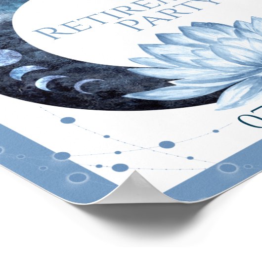 定年お疲れ様パーティー歓迎 ポスター (角)