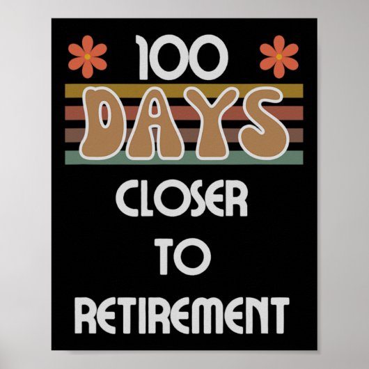 定年に近い日100年生の100日 ポスター (正面)