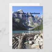 定年のお知らせ、マウンテンズレイクドリフトウッド 案内状 (正面/裏面)