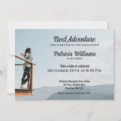 定年の次の冒険の人生はより良い女性 招待状 (正面)